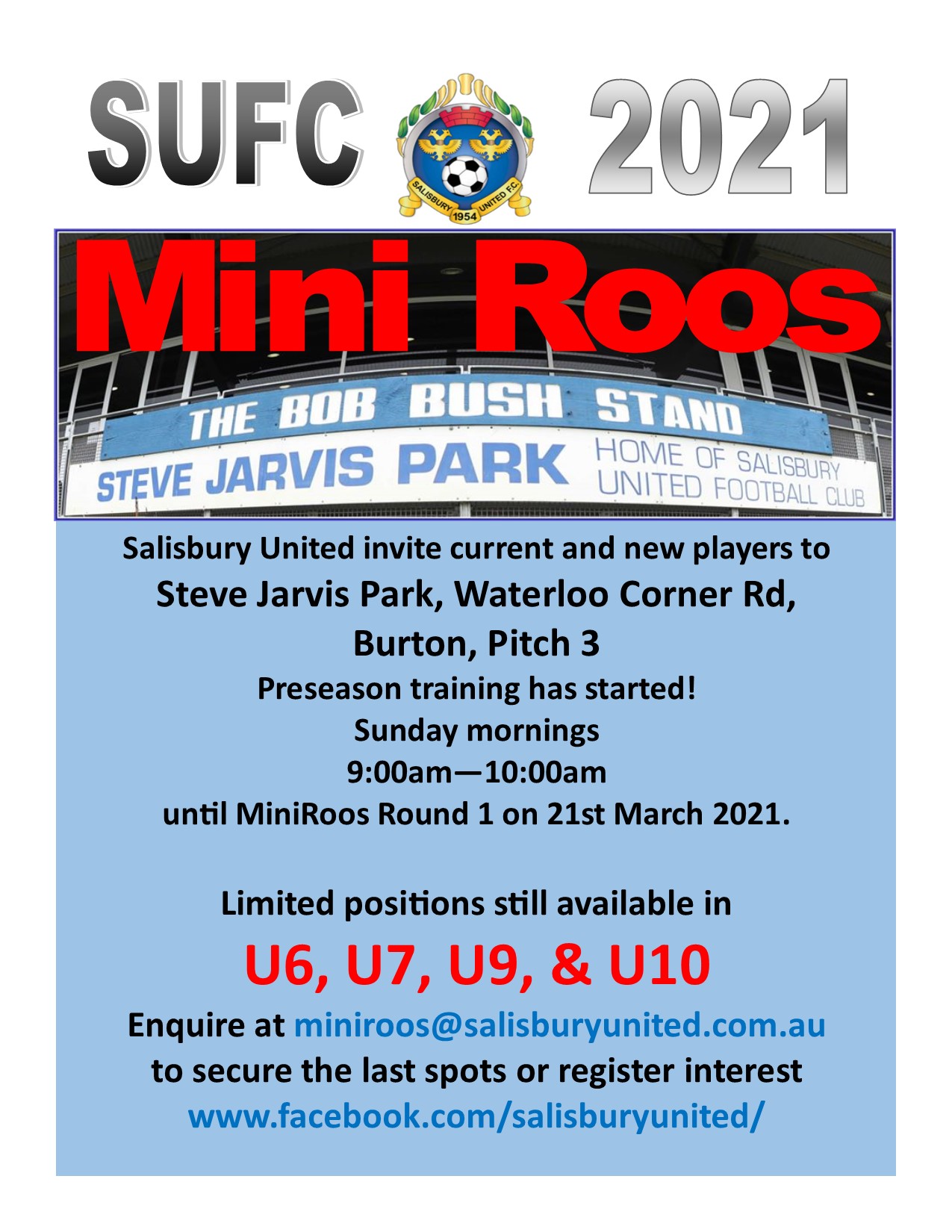 Salisbury United MiniRoos