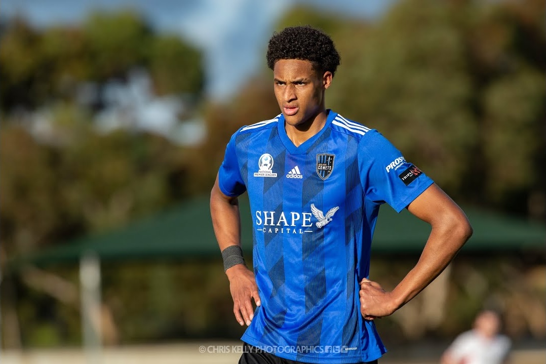Tete Yengi while at Adelaide Comet, (Chris Kelly Photographics)