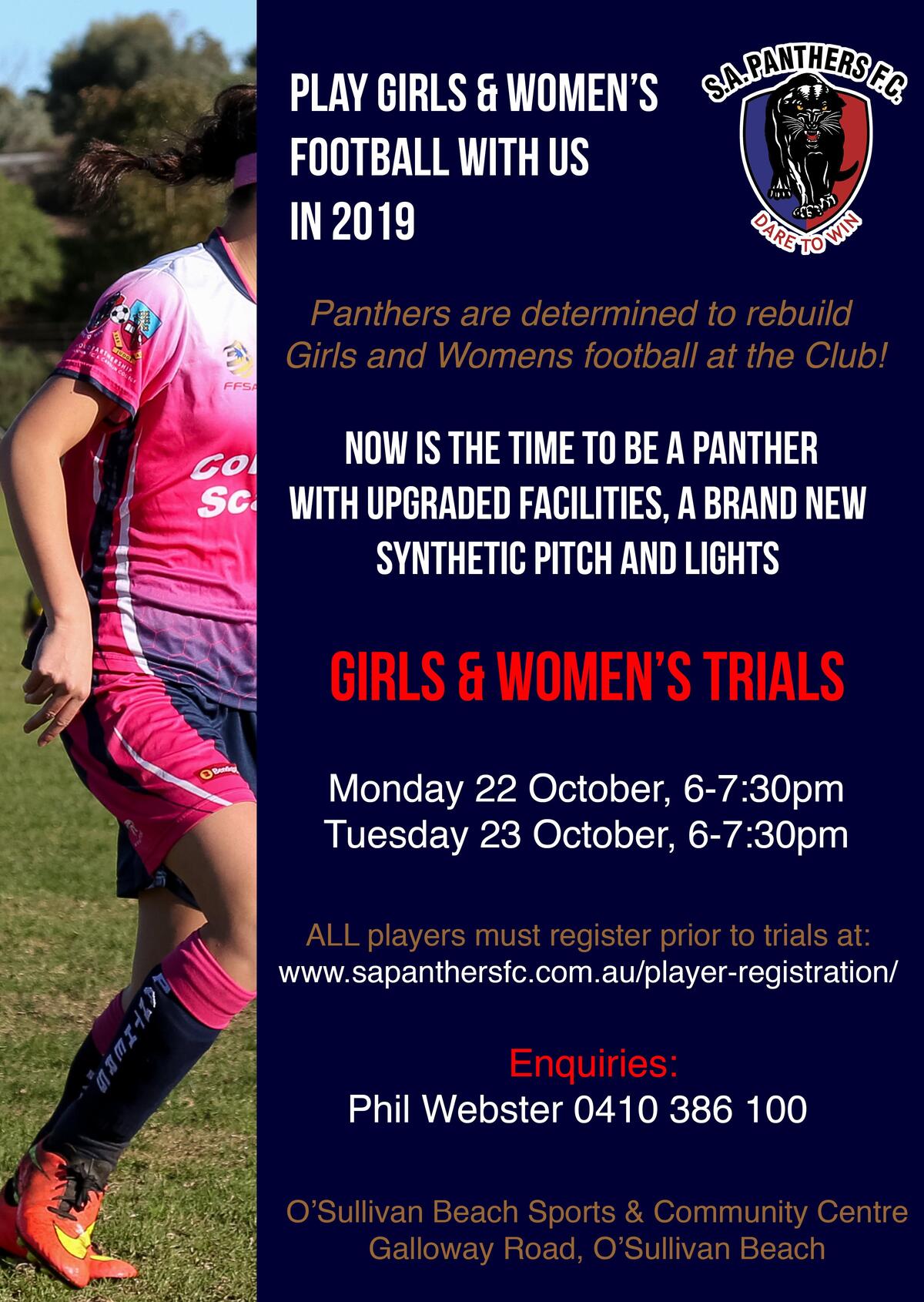 South Adelaide Womens Trials 2019