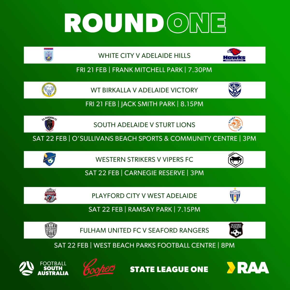State League One 2020
