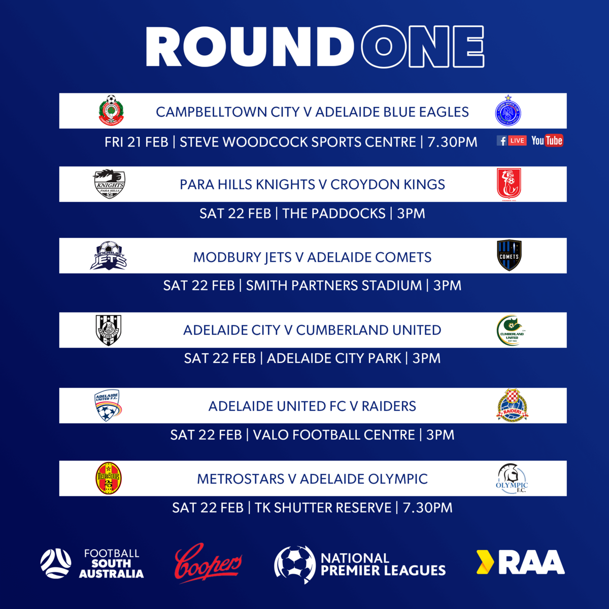 NPL 2020 Round One