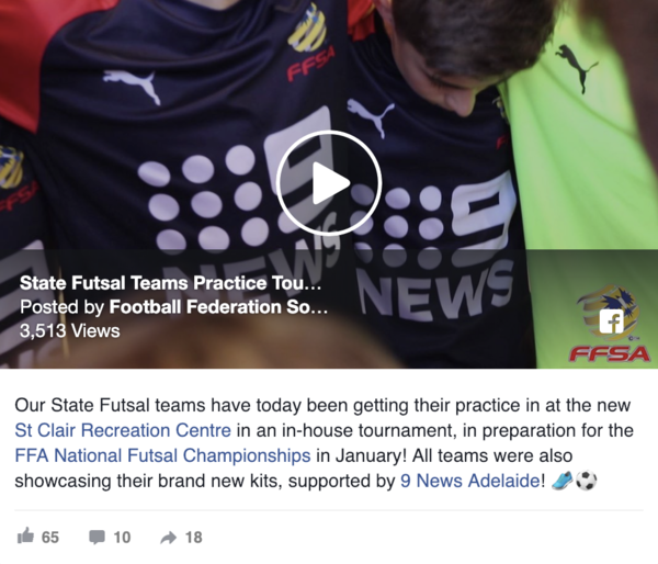 State Futsal Video