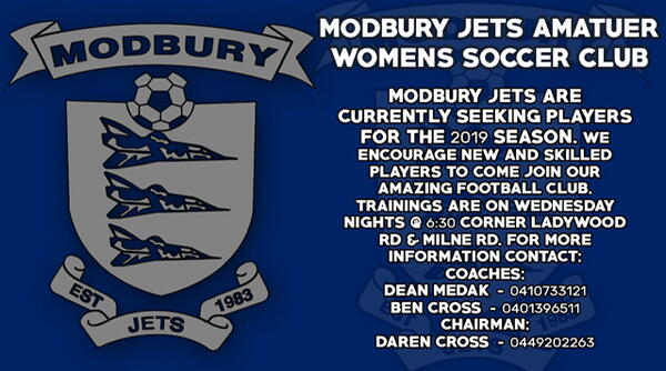 Modbury Jets Amatuers
